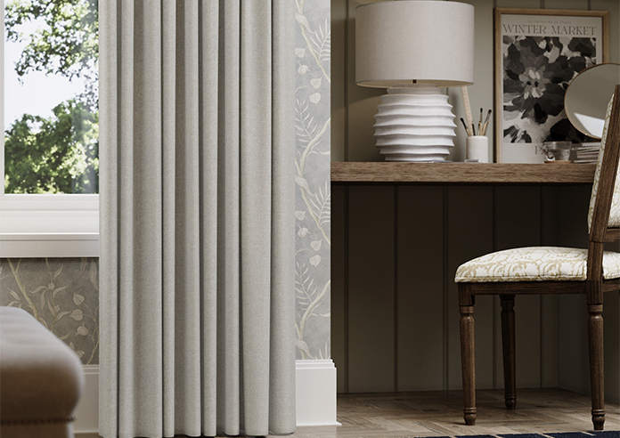 Chilham, Whisper Grey - Made to Measure Curtains - Image 5